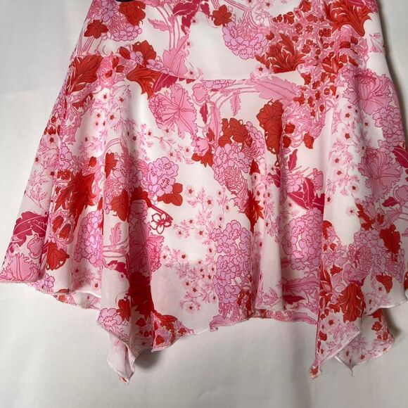 A Byer Y2K Fairy Asymmetrical Floral Skirt Women's multi Skirt Small - Picture 2 of 7